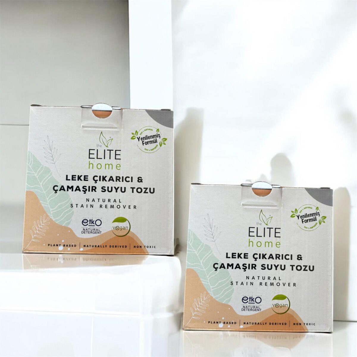 The Elite Home Doğal Ve Vegan Sertifikalı Leke Çıkarıcı Çamaşır Suyu Tozu 1 kg x 2