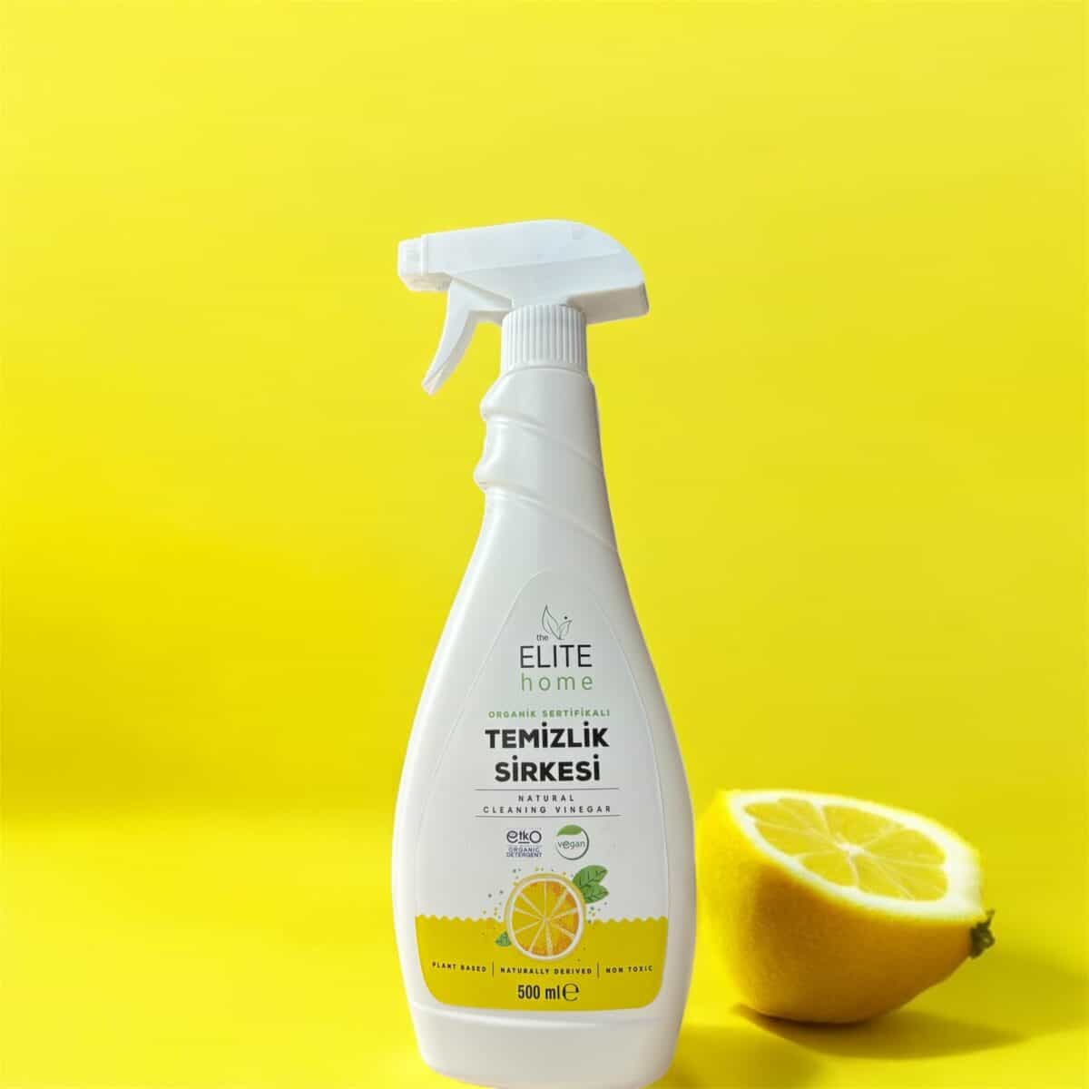 The Elite Home Organik Sertifikalı Çok Amaçlı Temizlik Sirkesi 500 ml