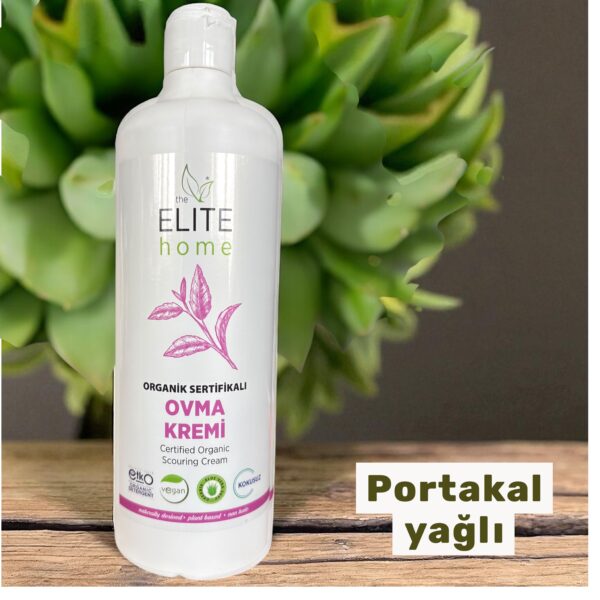 The Elite Home Organik ve Vegan Sertifikalı Ovma Kremi Portakal Yağlı 900 gr