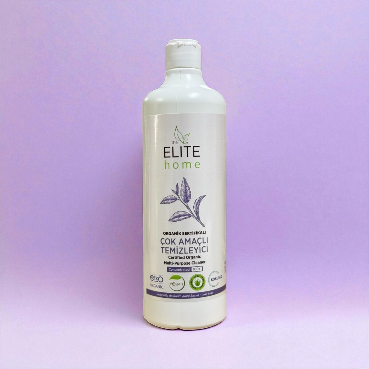 The Elite Home Organik ve Vegan Sertifikalı Çok Amaçlı Konsantre Genel Temizleyici 750 ml Kokusuz