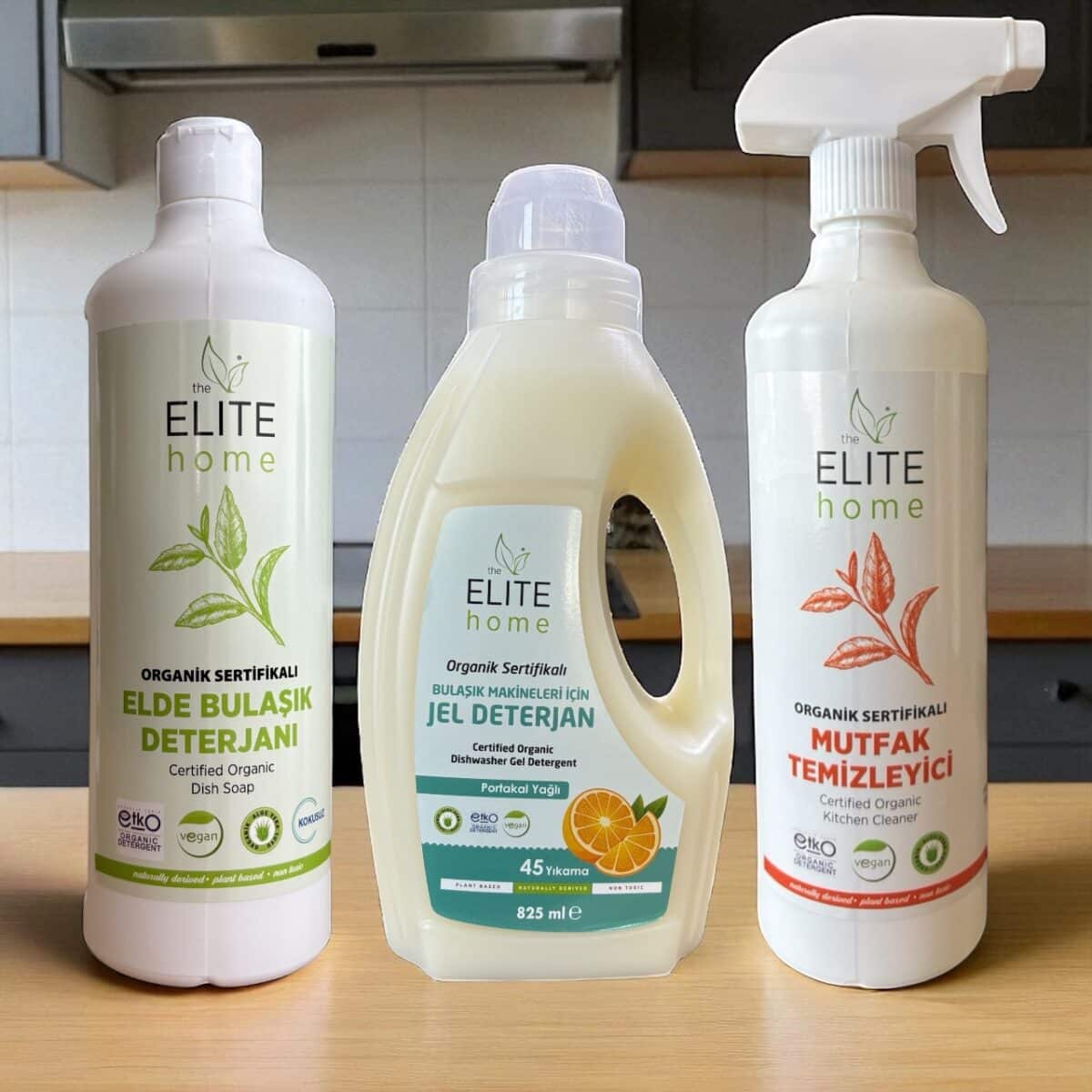 The Elite Home Organik ve Vegan Sertifikalı Mutfak Seti