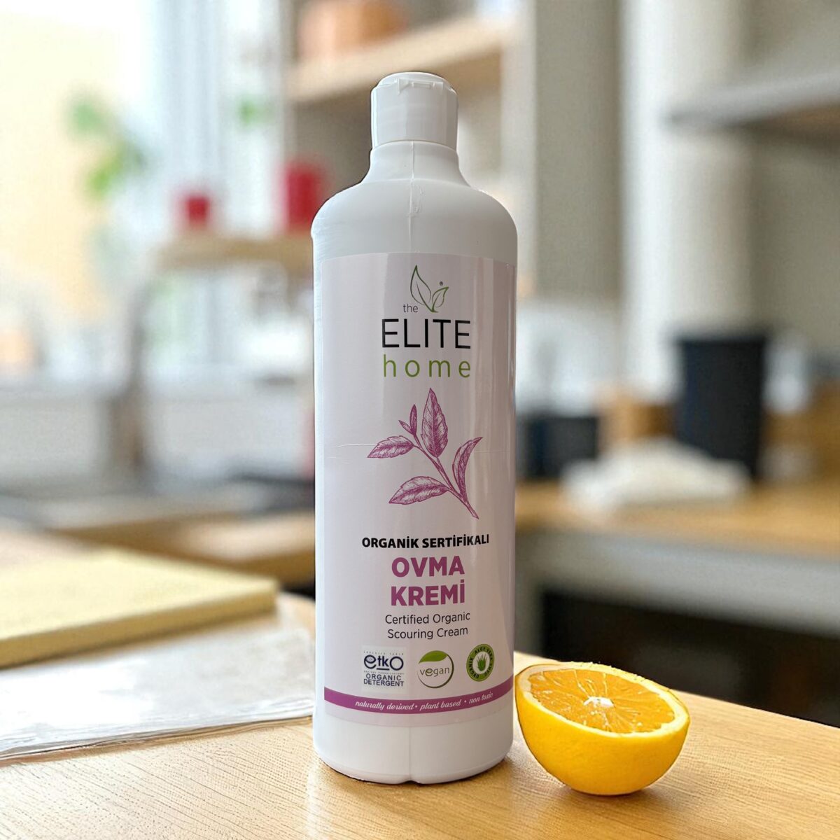 The Elite Home Organik ve Vegan Sertifikalı Ovma Kremi Portakal Yağlı 900 gr