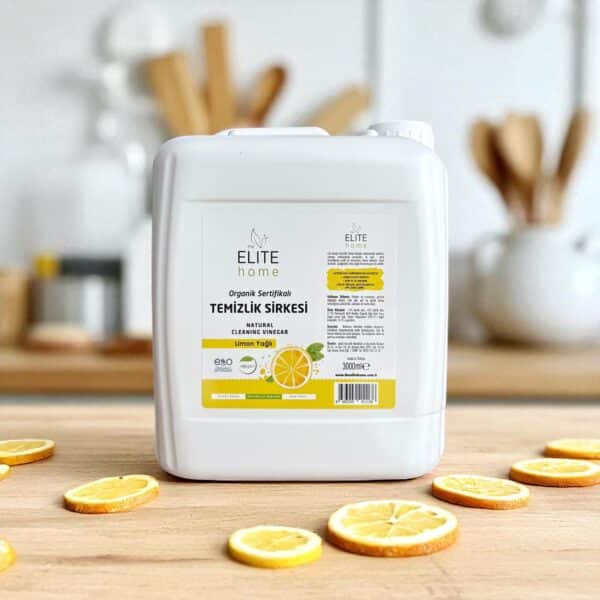 The Elite Home Organik Sertifikalı Çok Amaçlı  Temizlik Sirkesi 3 kg