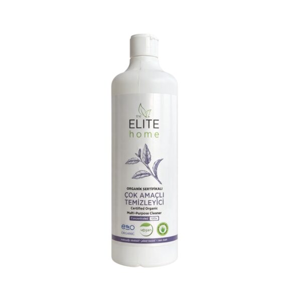 The Elite Home Organik ve Vegan Sertifikalı Çok Amaçlı Konsantre Genel Temizleyici - Doğal Portakal Yağlı 750 ml