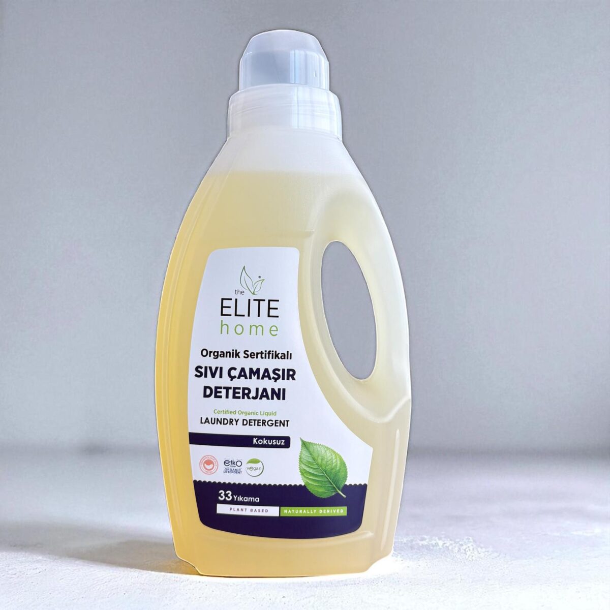 The Elite Home Organik ve Vegan Sertifikalı Sıvı Çamaşır Deterjanı 825 ml Kokusuz