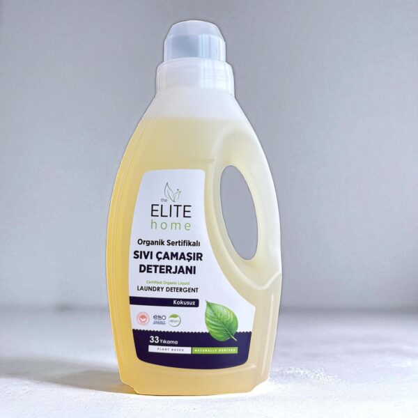 The Elite Home Organik ve Vegan Sertifikalı Sıvı Çamaşır Deterjanı 825 ml Kokusuz
