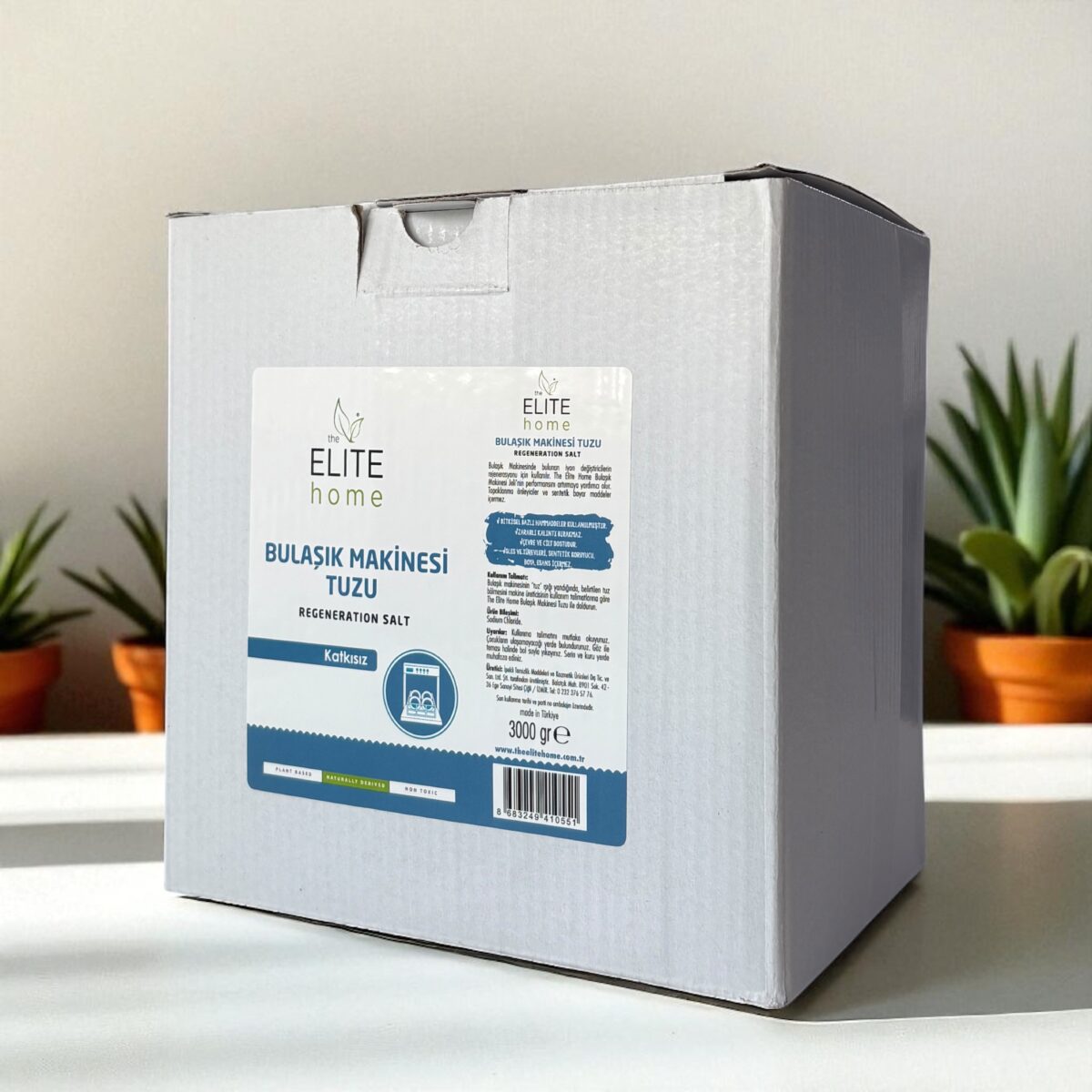 The Elite Home Doğal Bulaşık Makinesi Tuzu 3 kg