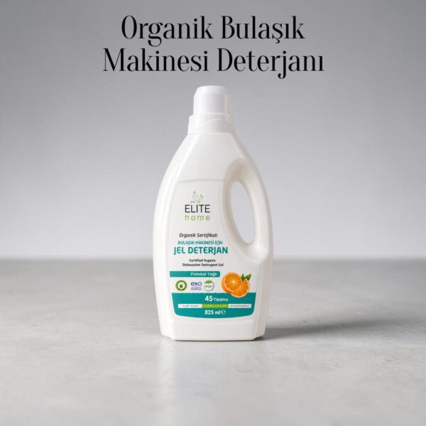 the Elite Home Bulaşık Makinesi Jel Deterjan 825 ml Organik, Vegan, Doğal , Portakal Yağlı