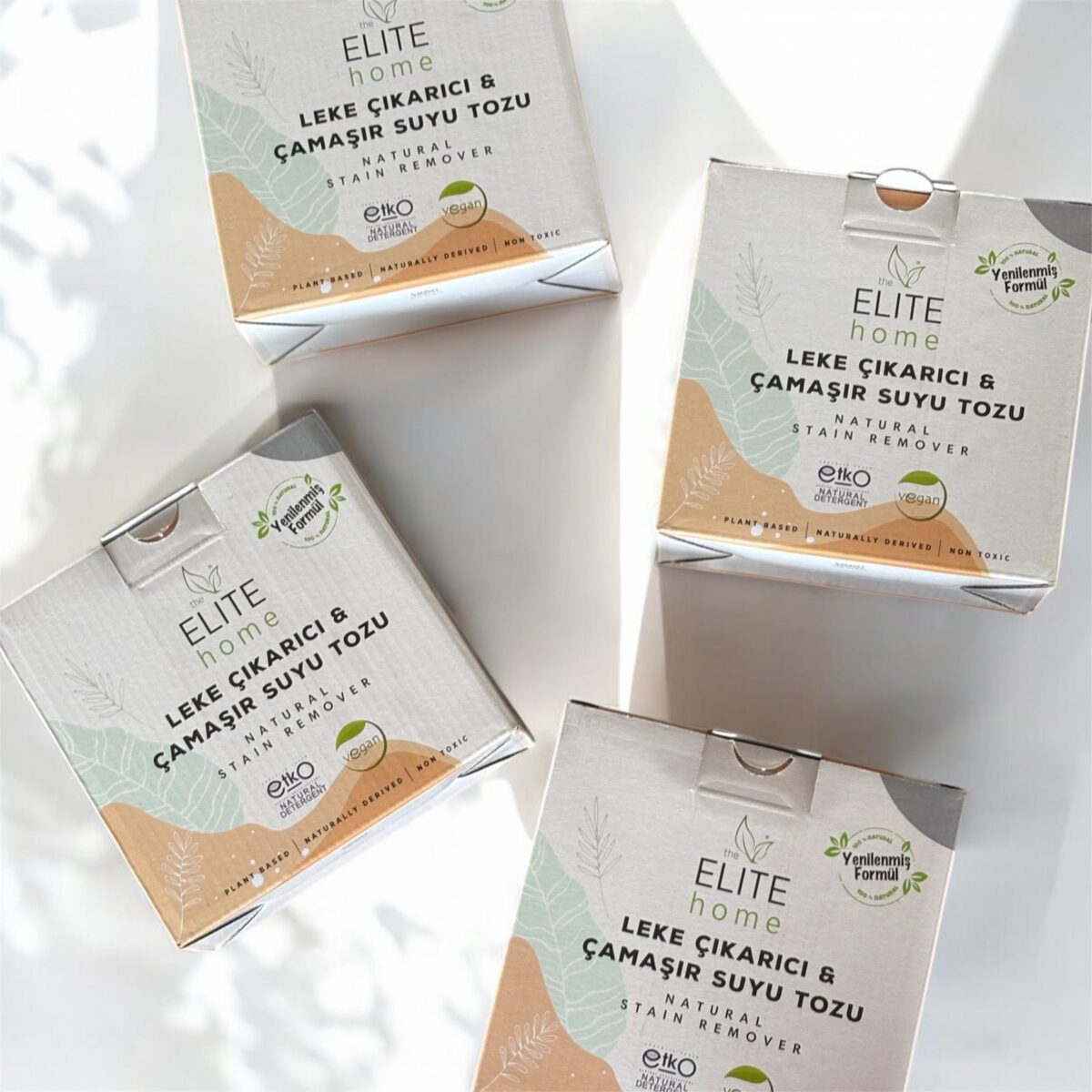 the Elite Home Doğal Ve Vegan Sertifikalı Leke Çıkarıcı Çamaşır Suyu Tozu 1 kg x 4