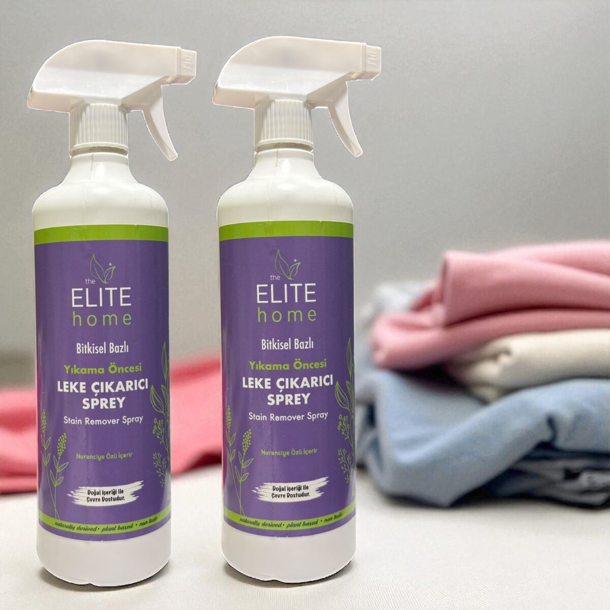 Bitkisel Bazlı Yıkama Öncesi Leke Çıkarıcı Sprey 750 ml (2 li set )