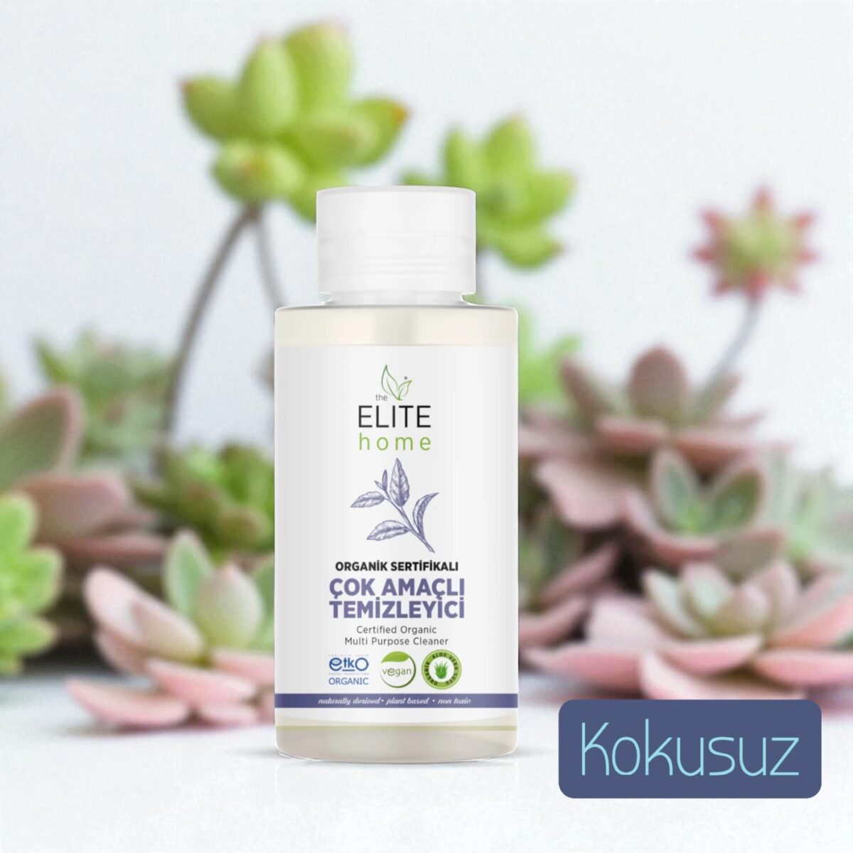 the Elite Home Organik ve Vegan Sertifikalı Çok Amaçlı Genel Temizleyici 50 ml Kokusuz