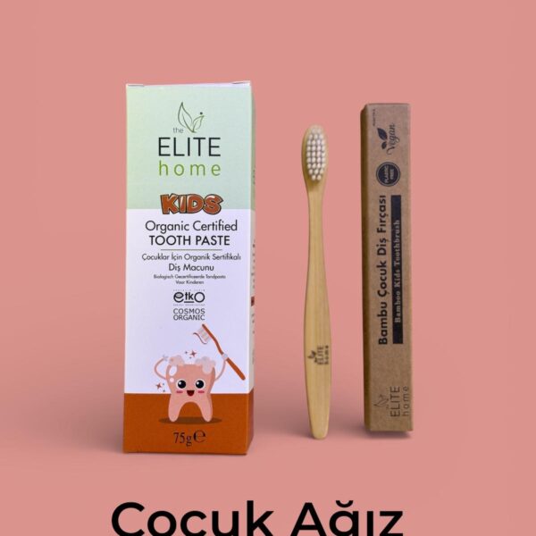 Organik Sertifikalı Diş Macunu Çocuk Ağız Bakım Seti
